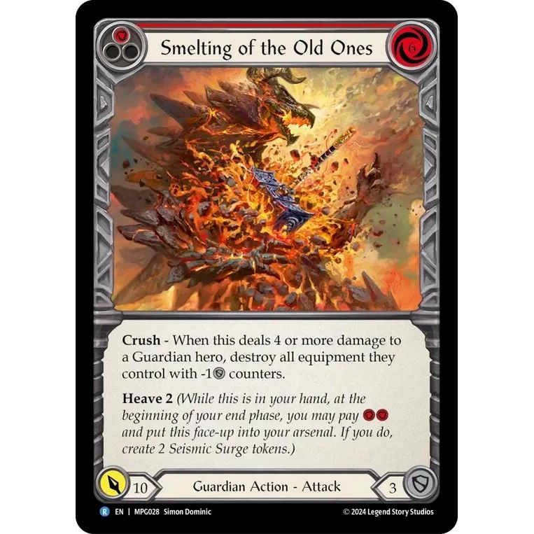 Image for Smelting of the Old Ones (MPG028) - Flesh and Blood TCG