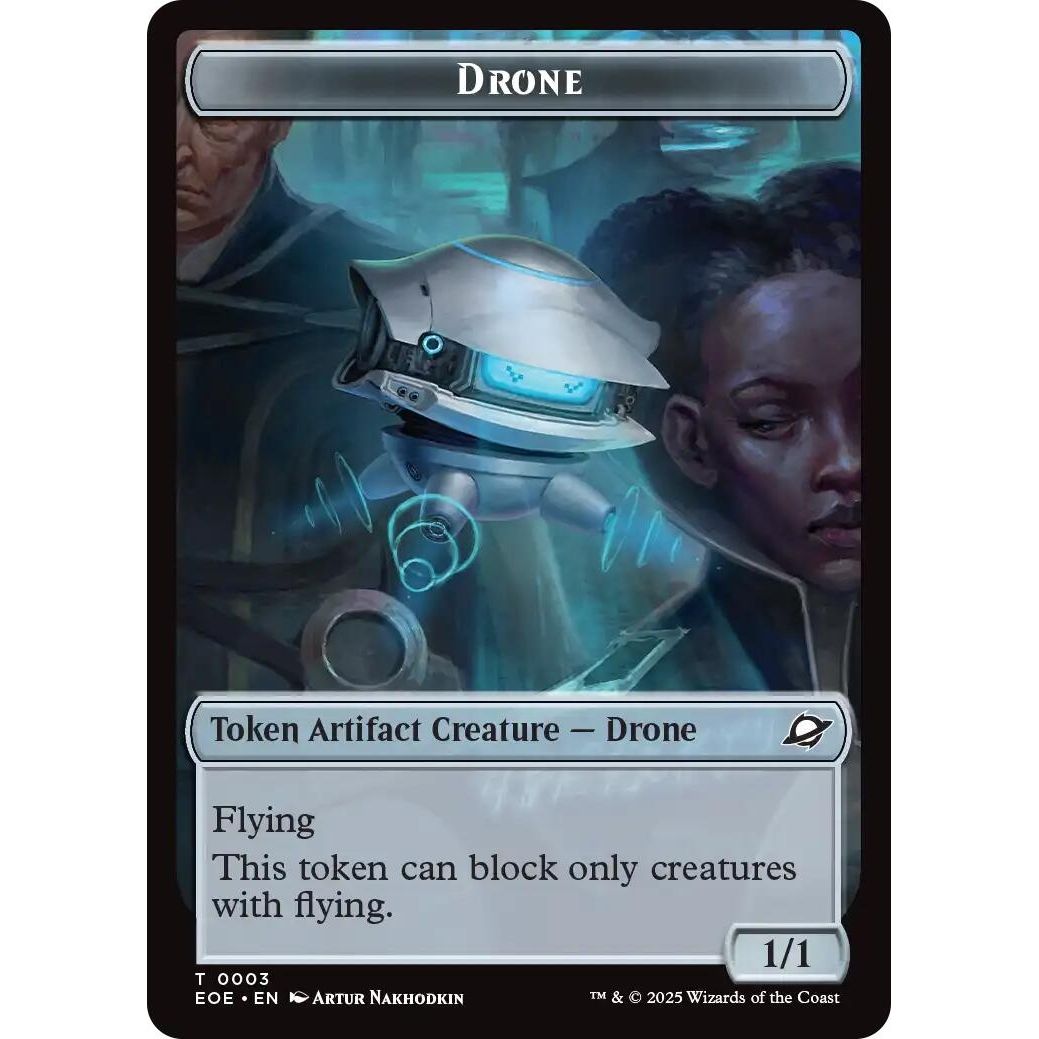 Image for Drone // Lander (0005) Doubled-Sided Token (3 // 5) (EOE) - Magic: The Gathering