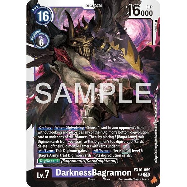 Image for DarknessBagramon (EX10-059 SR) (EX10) - Digimon Card Game