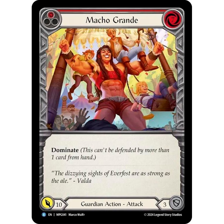Image for Macho Grande (Red) (MPG041) - Flesh and Blood TCG