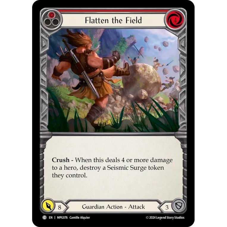 Image for Flatten the Field (Red) (MPG076) - Flesh and Blood TCG