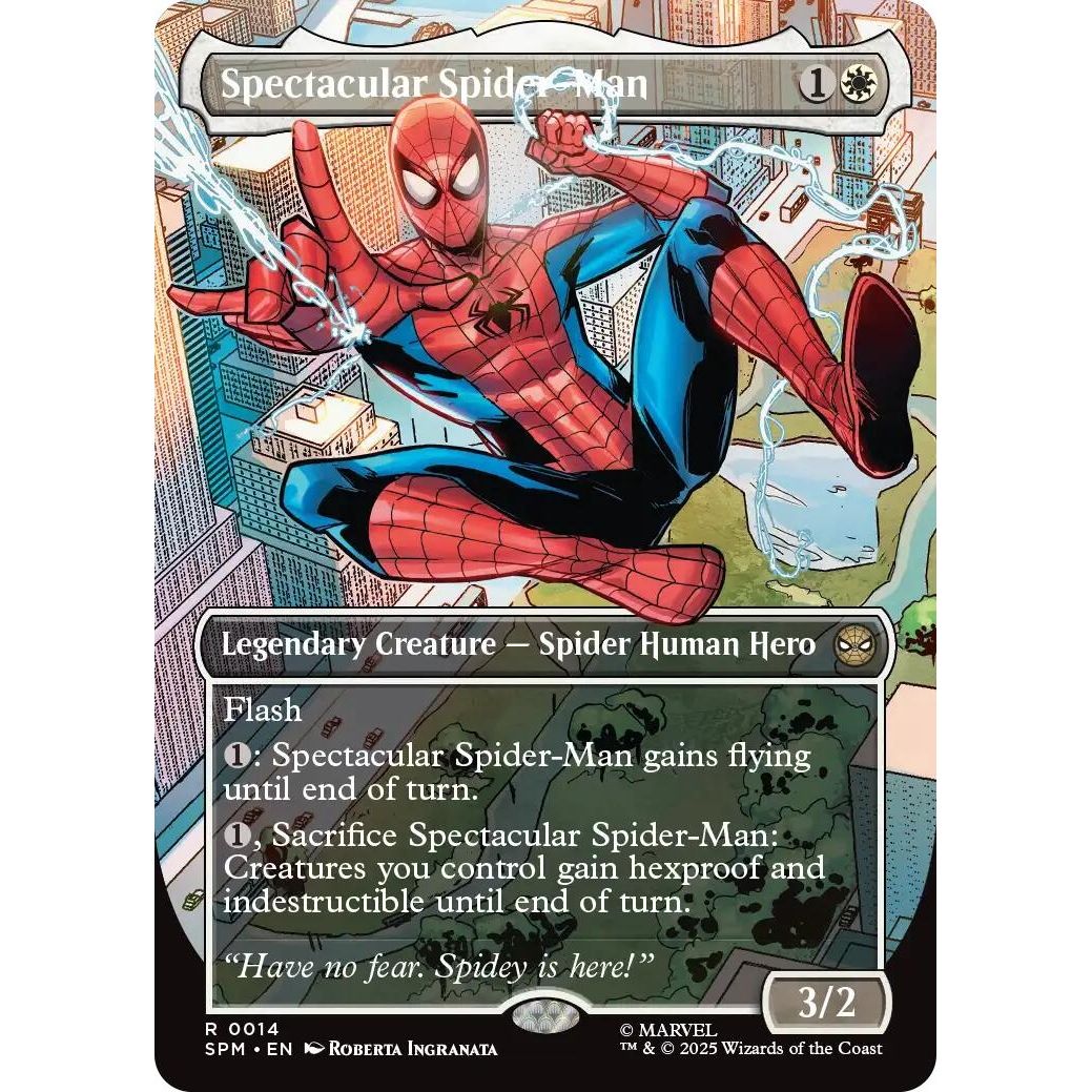 Image for Spectacular Spider-Man (Borderless) (14) (SPM) - Magic: The Gathering