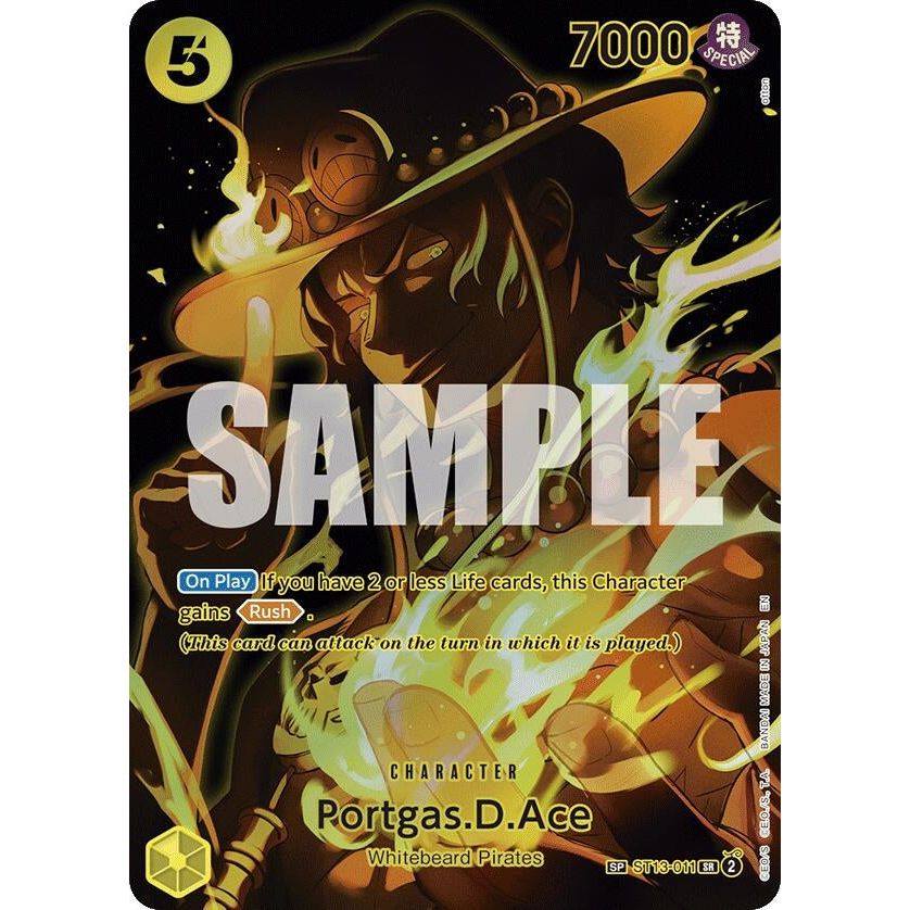 Image for Portgas.D.Ace (SP) (ST13-011) (OP12) - One Piece Card Game
