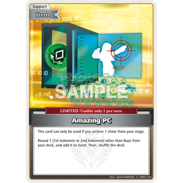 Image for Amazing PC (C) (hSD01-019) (SD01E) - hololive OFFICIAL CARD GAME