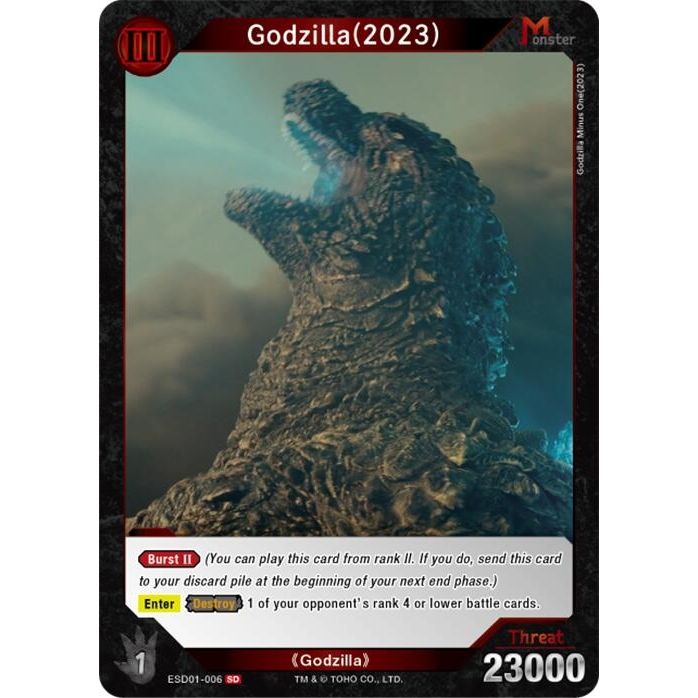 Image for Godzilla (2023) (ESD01-006) (ESD01-006) - Godzilla Card Game