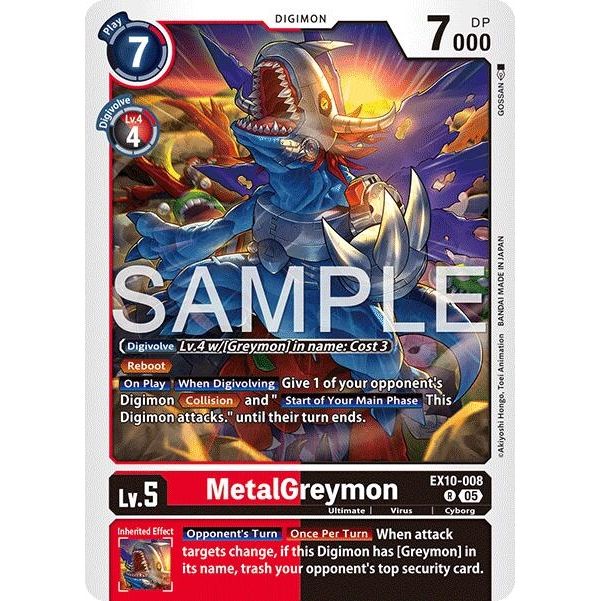 Image for MetalGreymon (EX10-008 R) (EX10) - Digimon Card Game