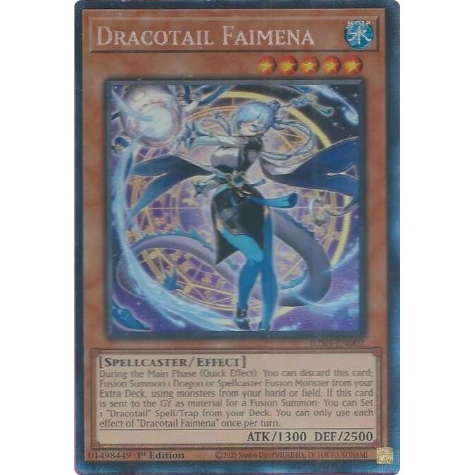 Image for Dracotail Faimena (CR) (JUSH-EN002) (JUSH) - YuGiOh