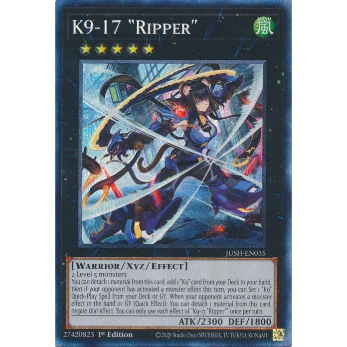 Image for K9-17 "Ripper" (CR) (JUSH-EN035) (JUSH) - YuGiOh