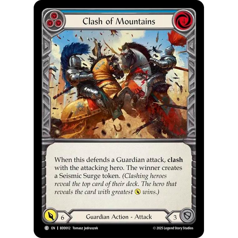 Image for Clash of Mountains (Blue) (BDD012) (BDD) - Flesh and Blood TCG
