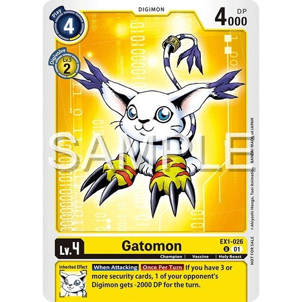 Image for Gatomon (Time Stranger Demo Deck) (EX1-026 U) (DEMO) - Digimon Card Game