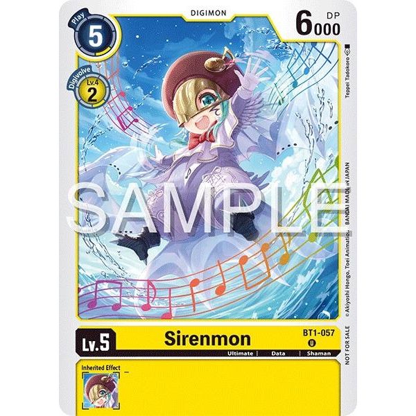 Image for Sirenmon (Time Stranger Demo Deck) (BT1-057 U) (DEMO) - Digimon Card Game