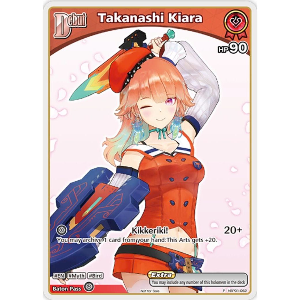 Image for Takanashi Kiara (P) (hBP01-062) (hBP01-062) (hOCGP) - hololive OFFICIAL CARD GAME