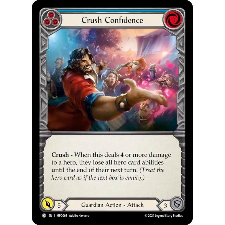 Image for Crush Confidence (Blue) (MPG066) - Flesh and Blood TCG