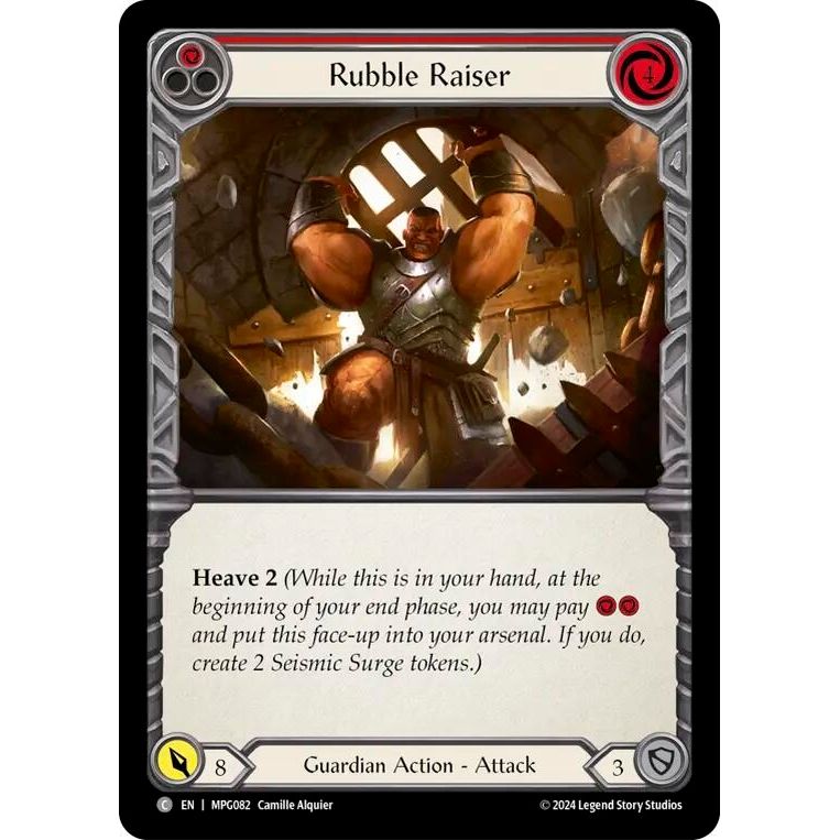 Image for Rubble Raiser (Red) (MPG082) - Flesh and Blood TCG