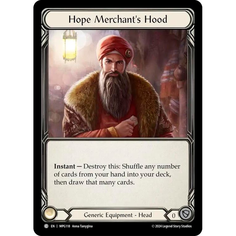 Image for Hope Merchant's Hood (MPG118) - Flesh and Blood TCG