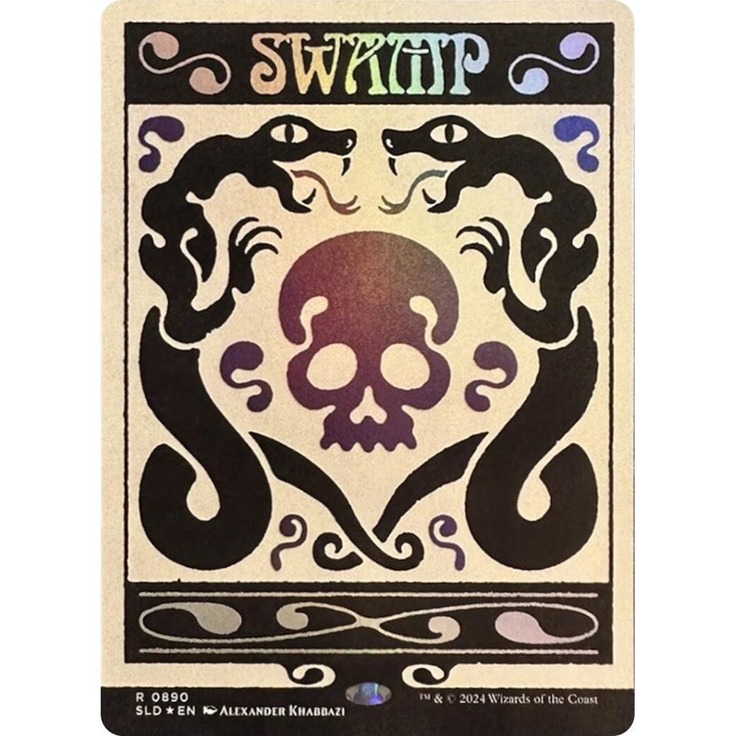 Image for Swamp (0890) (Rainbow Foil) (890) (SLD) - Magic: The Gathering