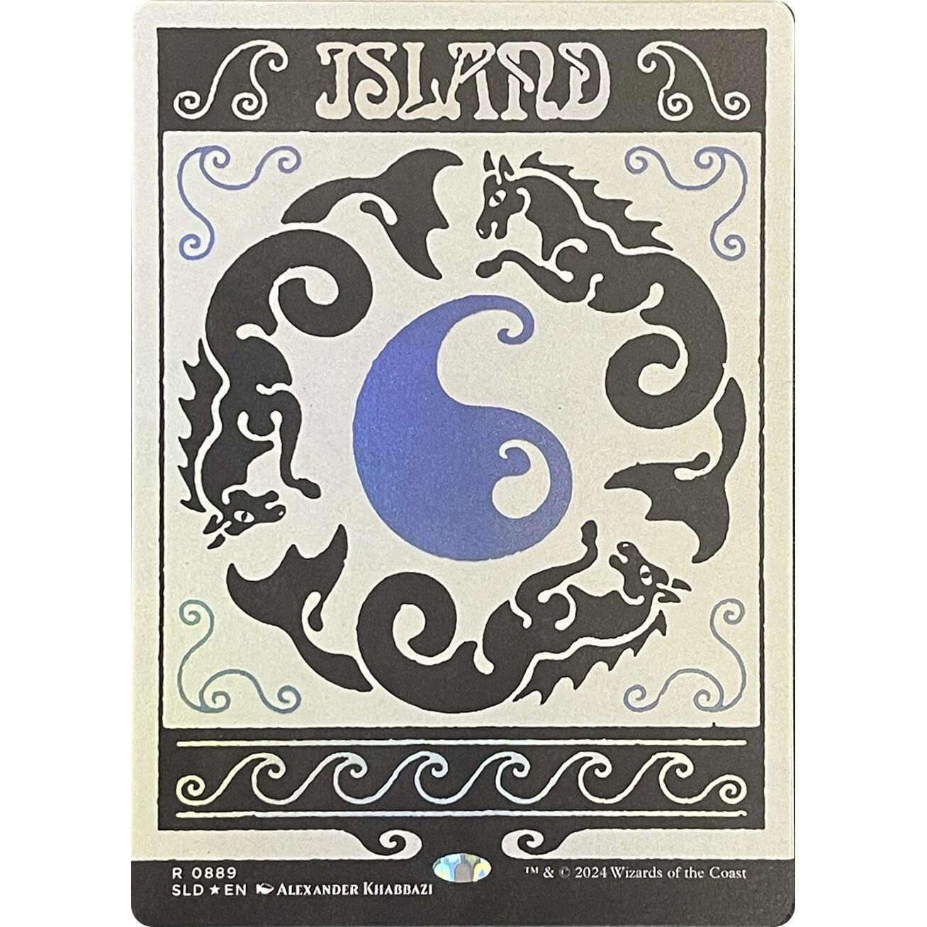 Image for Island (0889) (Rainbow Foil) (889) (SLD) - Magic: The Gathering