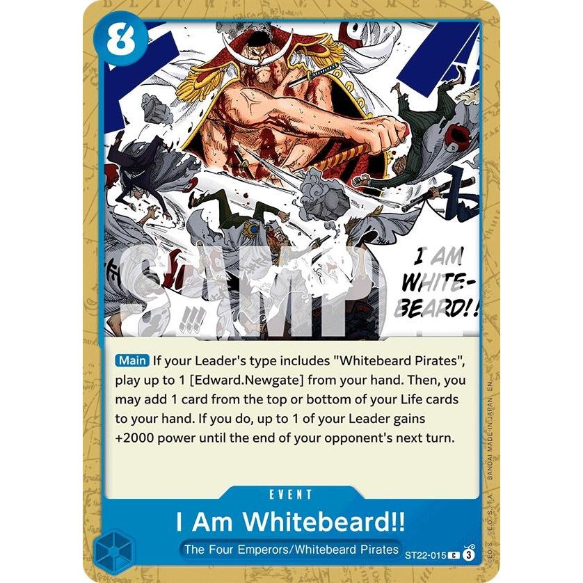 Image for I Am Whitebeard!! (ST22-015) (ST-22) - One Piece Card Game