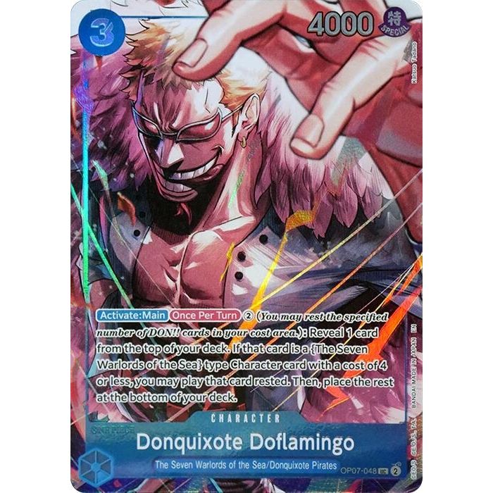 Donquixote Doflamingo (Seven Warlords of the Sea Binder Set) (OP07-048) (OP-PR)