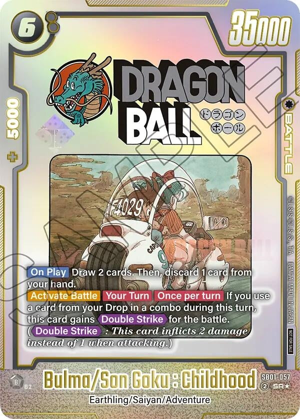 Image for Bulma/Son Goku : Childhood (SB01-057) (DBSFW_TPR) - Dragon Ball Super: Fusion World