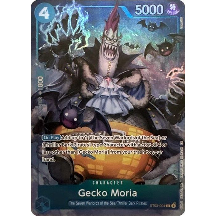 Gecko Moria (Seven Warlords of the Sea Binder Set) (ST03-004) (OP-PR)