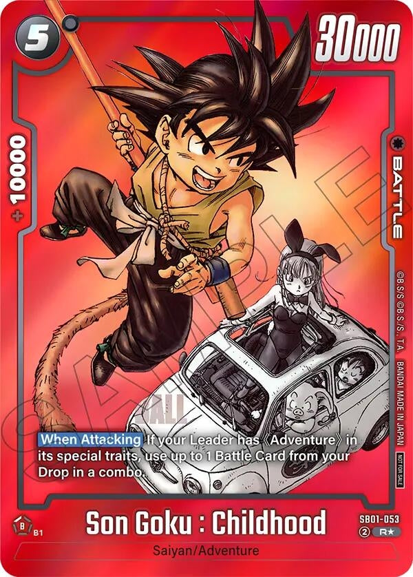 Image for Son Goku : Childhood - SB01-053 (Limited Pack MANGA Version 01) (SB01-053) (DBSFW_TPR) - Dragon Ball Super: Fusion World