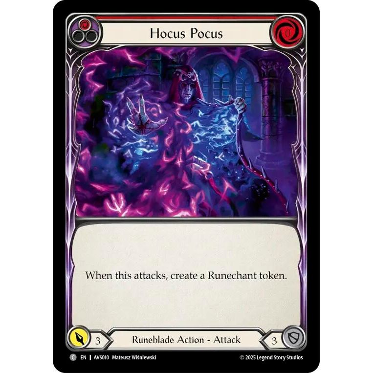 Image for Hocus Pocus (Red) (AVS010) - Flesh and Blood TCG