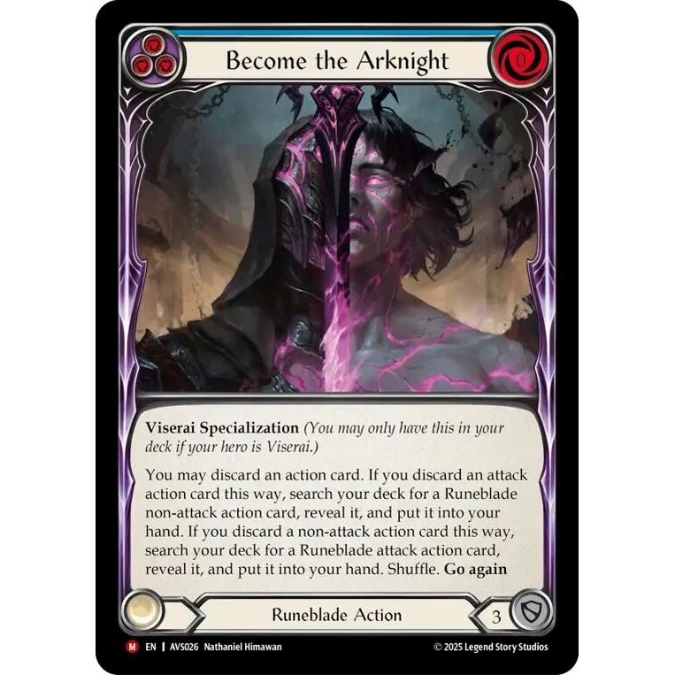 Image for Become the Arknight (Blue) (AVS026) - Flesh and Blood TCG