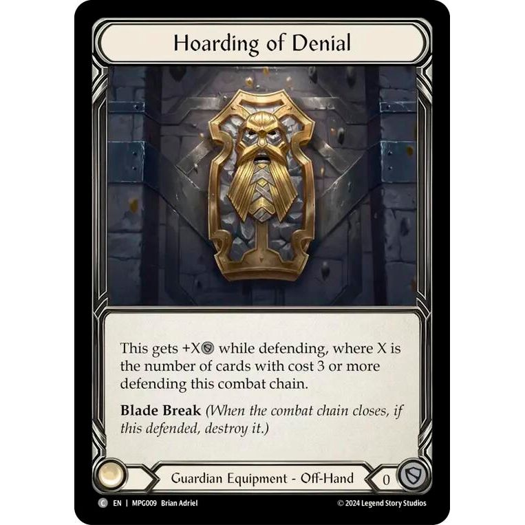 Image for Hoarding of Denial (MPG009) - Flesh and Blood TCG