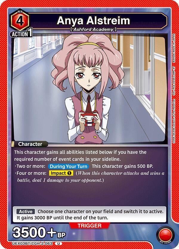 Image for Anya Alstreim (063) (UEX03BT/CGH-2-063) (UEX03BT) - Union Arena
