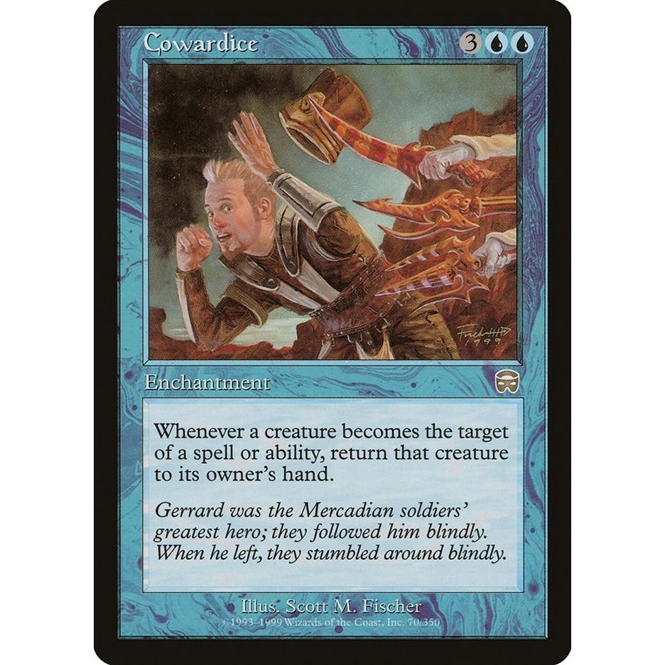 Image for Cowardice (70) (MMQ) - Magic: The Gathering