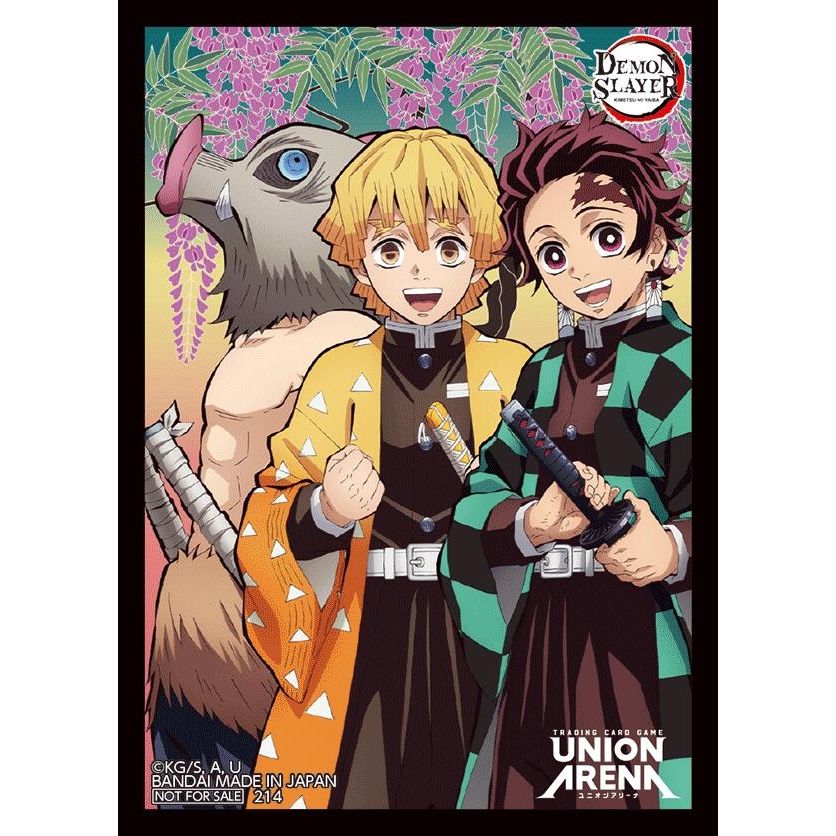 Image for Union Arena Rare Battle AP Card Sleeves - Demon Slayer: Kimetsu no Yaiba (3-Pack) - Card Sleeves