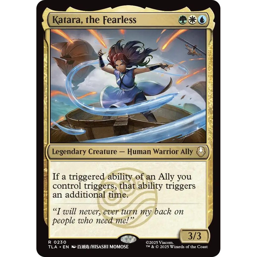 Image for Katara, the Fearless (230) (TLA) - Magic: The Gathering