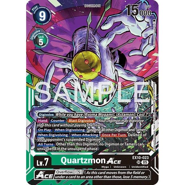 Image for Quartzmon ACE (EX10-023 SR) (EX10) - Digimon Card Game
