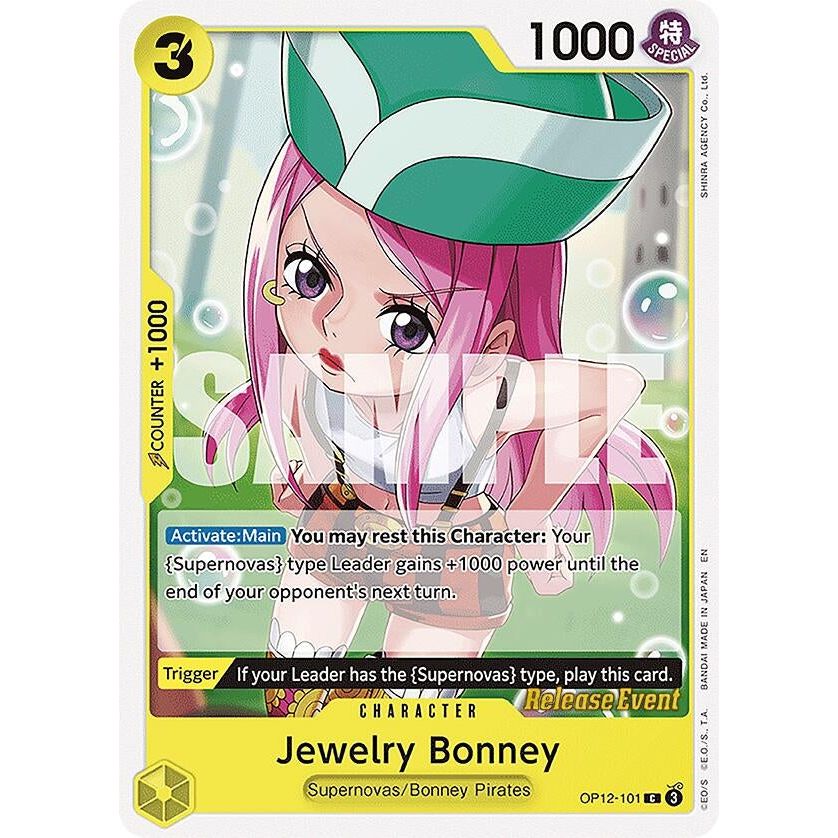 Image for Jewelry Bonney (101) (OP12-101) (OP12 RE) - One Piece Card Game