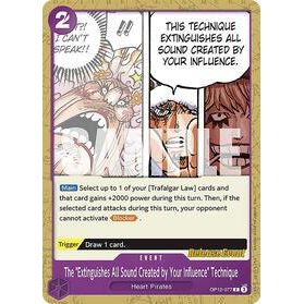 The "Extinguishes All Sound Created by Your Influence" Technique - One Piece — Legacy of the Master Release Event Cards (017)