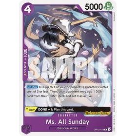 Ms. All Sunday - One Piece — Legacy of the Master Release Event Cards (018)
