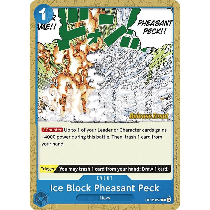 Image for Ice Block Pheasant Peck (OP12-057) (OP12 RE) - One Piece Card Game