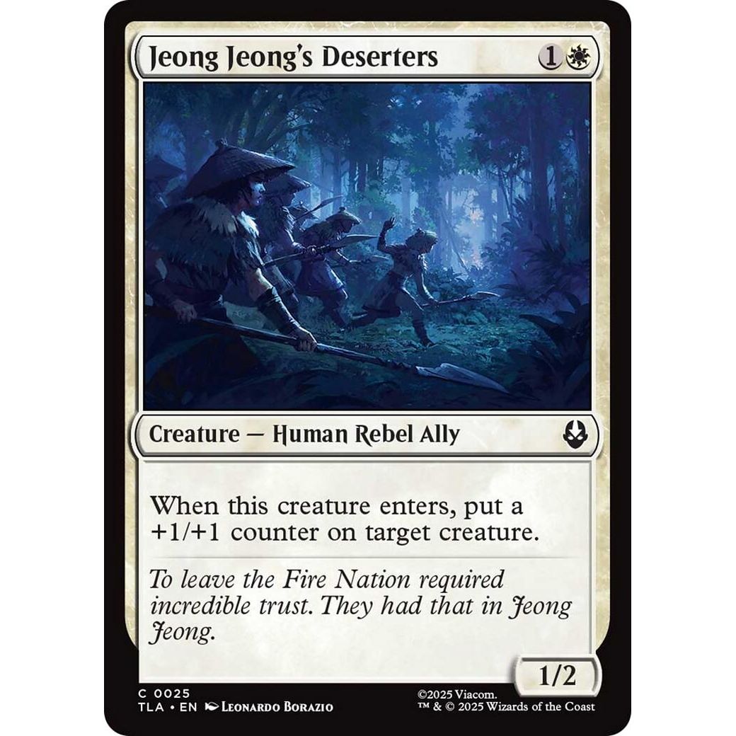 Image for Jeong Jeong's Deserters (25) (TLA) - Magic: The Gathering