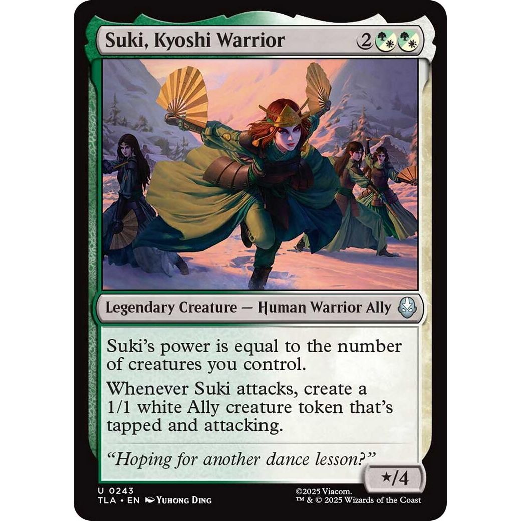 Image for Suki, Kyoshi Warrior (243) (TLA) - Magic: The Gathering