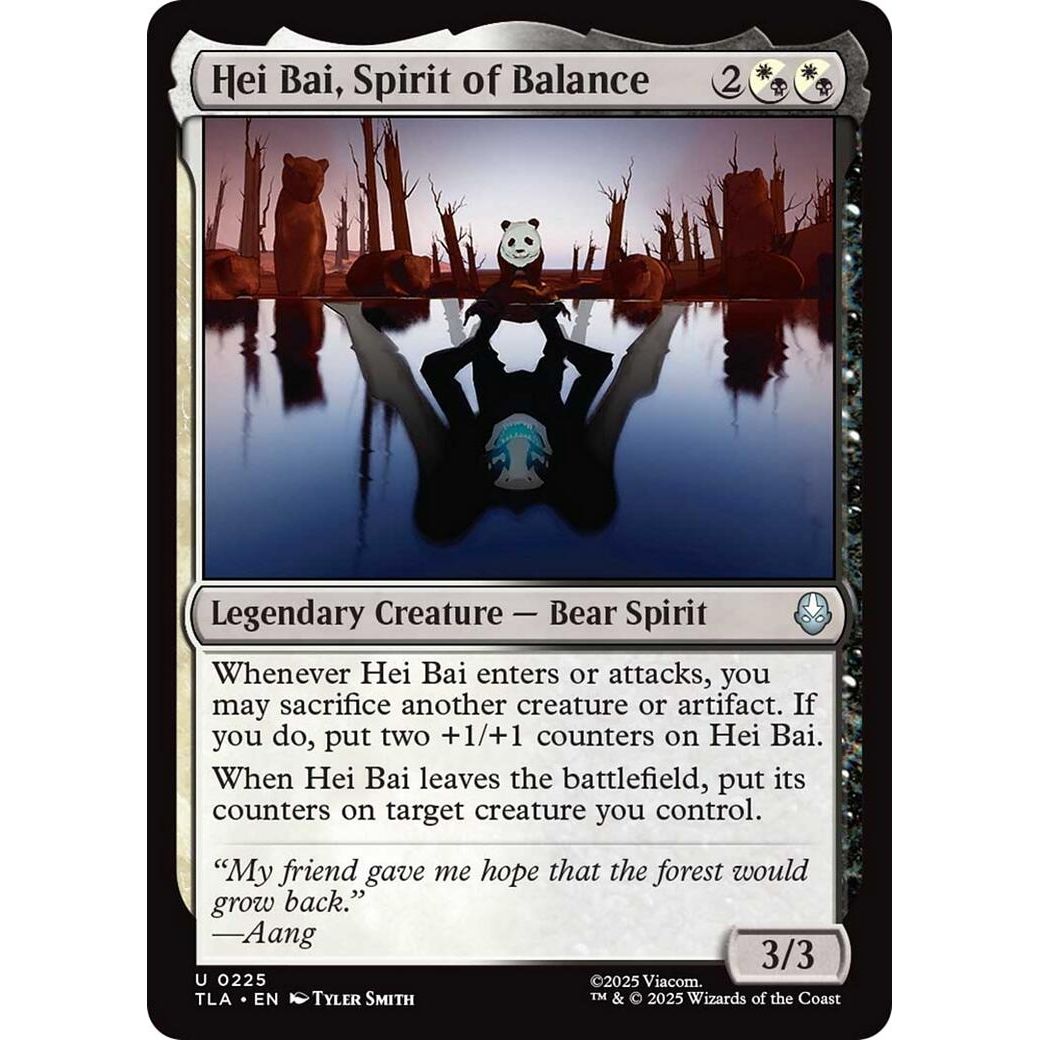 Image for Hei Bai, Spirit of Balance (225) (TLA) - Magic: The Gathering