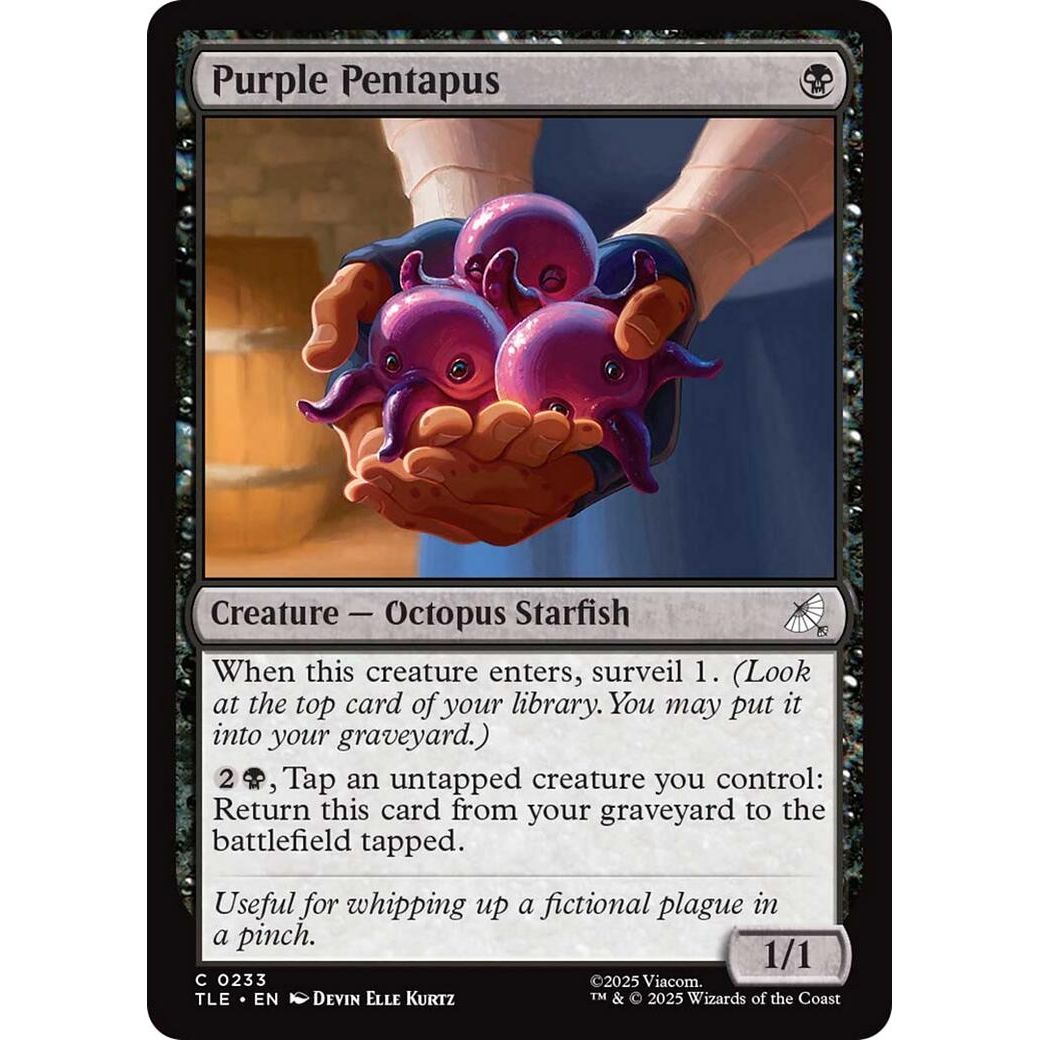 Image for Purple Pentapus (233) (TLE) - Magic: The Gathering