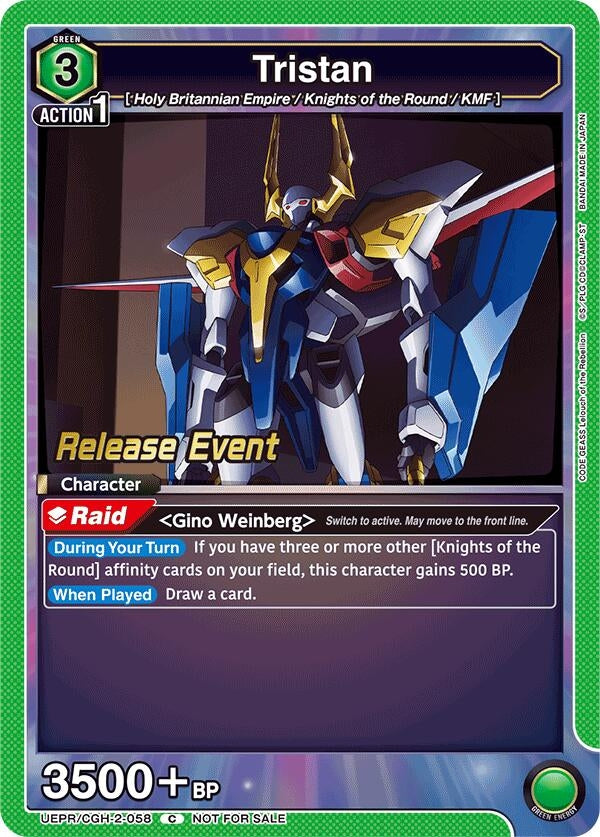 Image for Tristan (UEPR/CGH-2-058) (UEX03BT_RE) - Union Arena