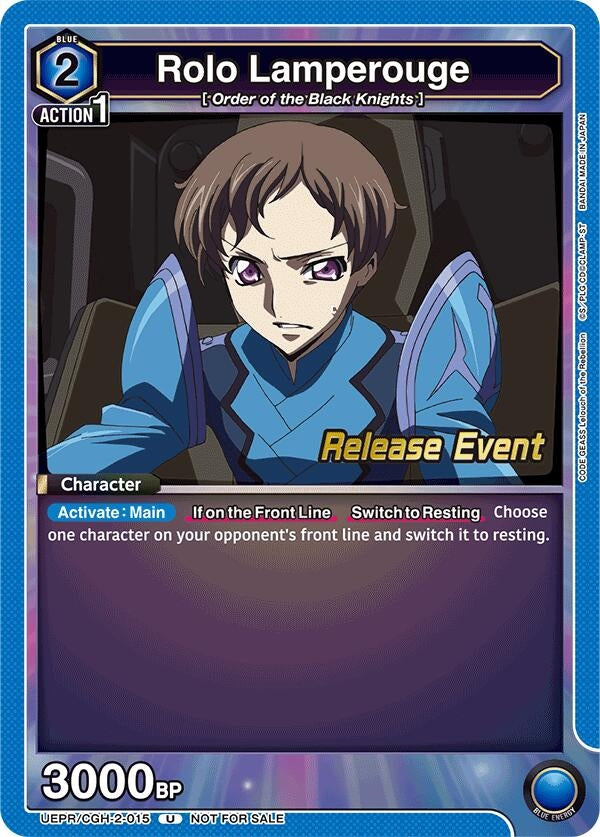 Image for Rolo Lamperouge (015) (UEPR/CGH-2-015) (UEX03BT_RE) - Union Arena