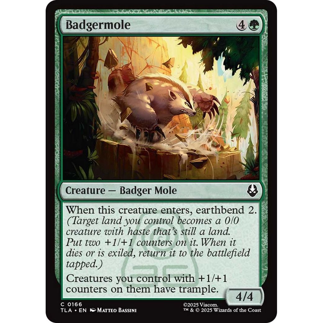Image for Badgermole (166) (TLA) - Magic: The Gathering