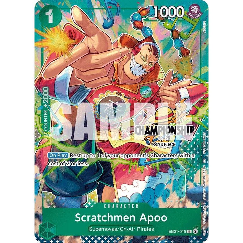 Image for Scratchmen Apoo (CS 25-26 Celebration Pack) (EB01-015) (OP-PR) - One Piece Card Game