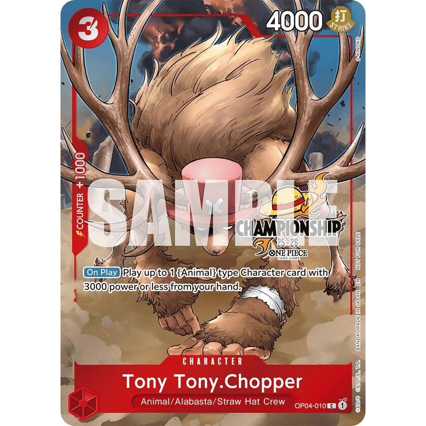 Image for Tony Tony.Chopper (CS 25-26 Celebration Pack) (OP04-010) (OP-PR) - One Piece Card Game