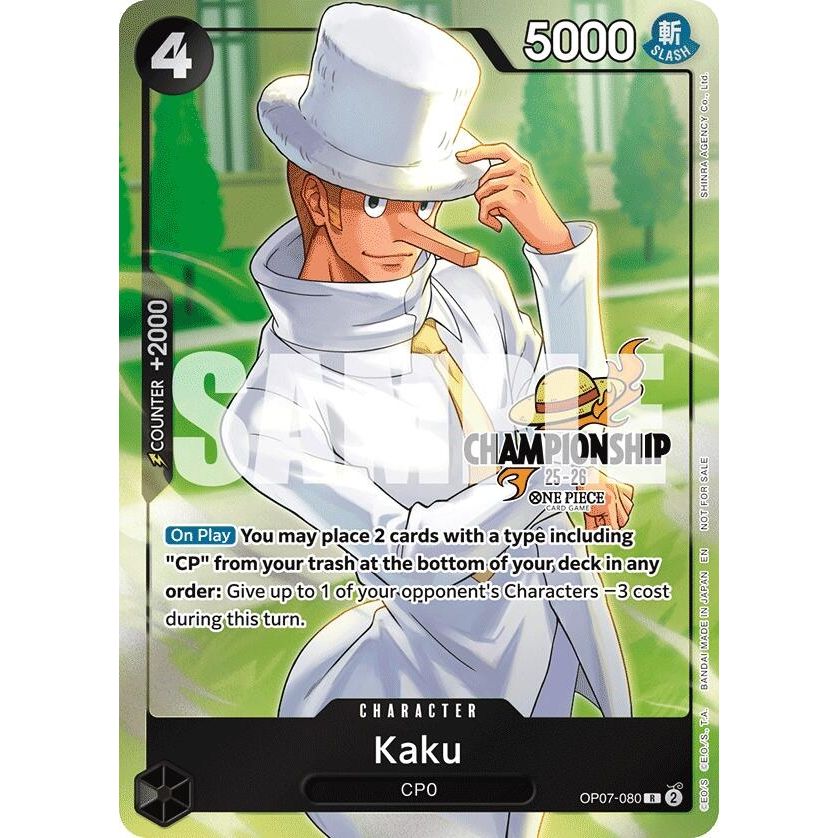 Image for Kaku (CS 25-26 Celebration Pack) (OP07-080) (OP-PR) - One Piece Card Game