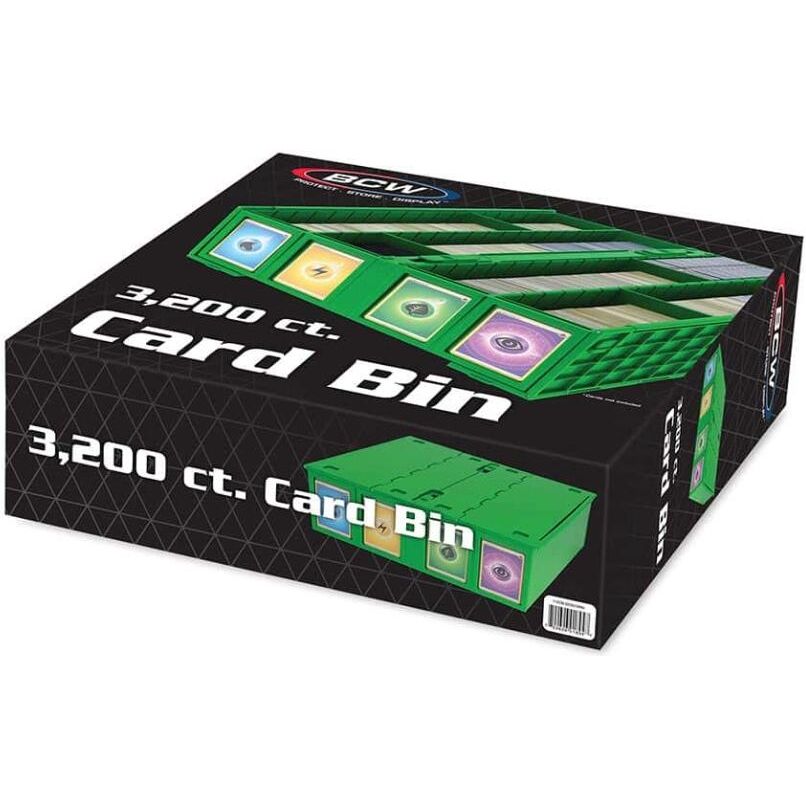 Image for 3200 Collectible Card Bin - Green - Deck Boxes