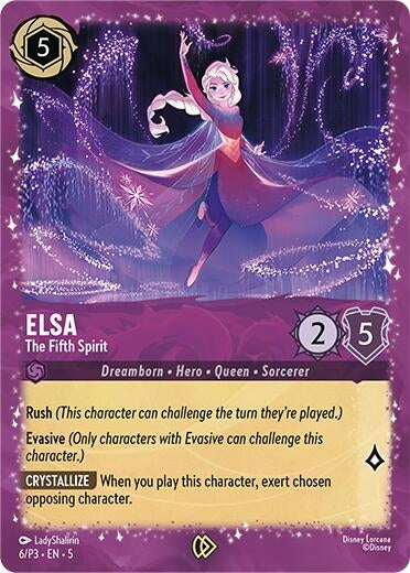 Image for Elsa - The Fifth Spirit (Gift Box Promo) (6) (DLPC) - Disney Lorcana